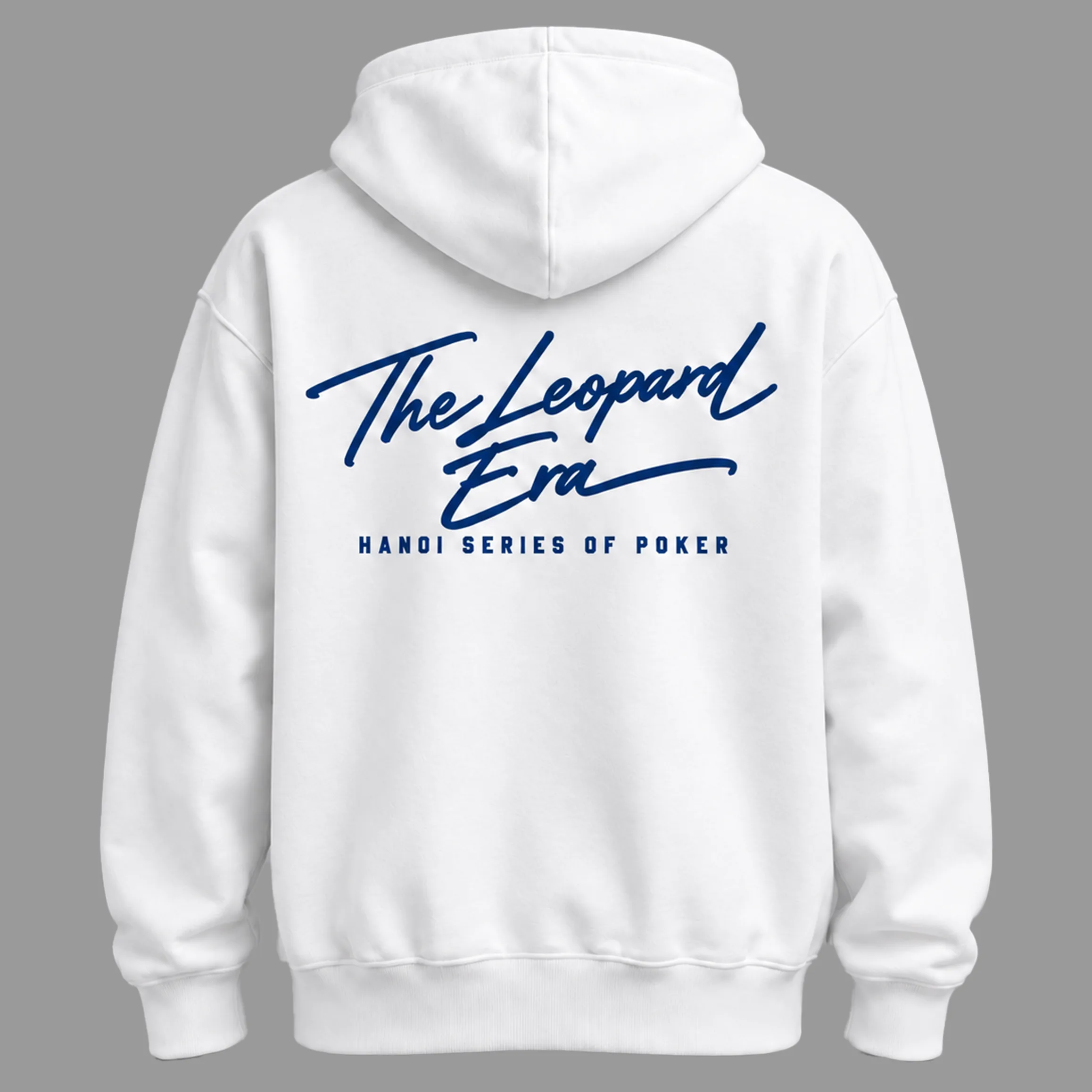 White HSOP Leopard Hoodie Zip (2/2)